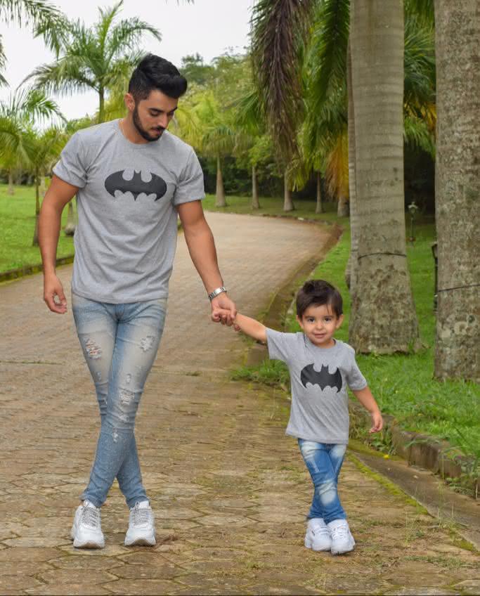 roupas para pai mae e filho iguais