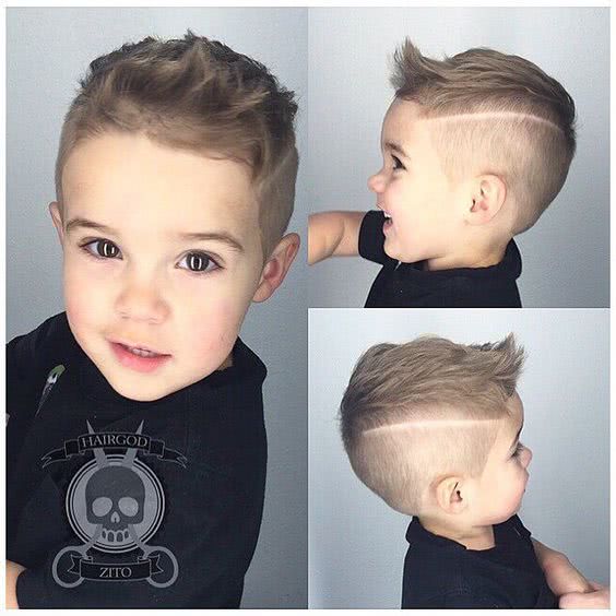 corte de cabelo masculino infantil degrade