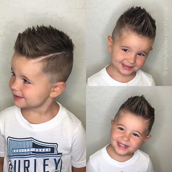 Corte infantil hot sale masculino degrade